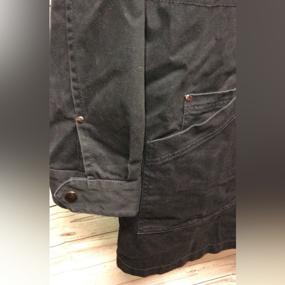 P.A.M. PAM 'PERKS AND MINI' MENS Reversible Jacket Medium Blue Brown EUC RARE - Picture 11 of 16